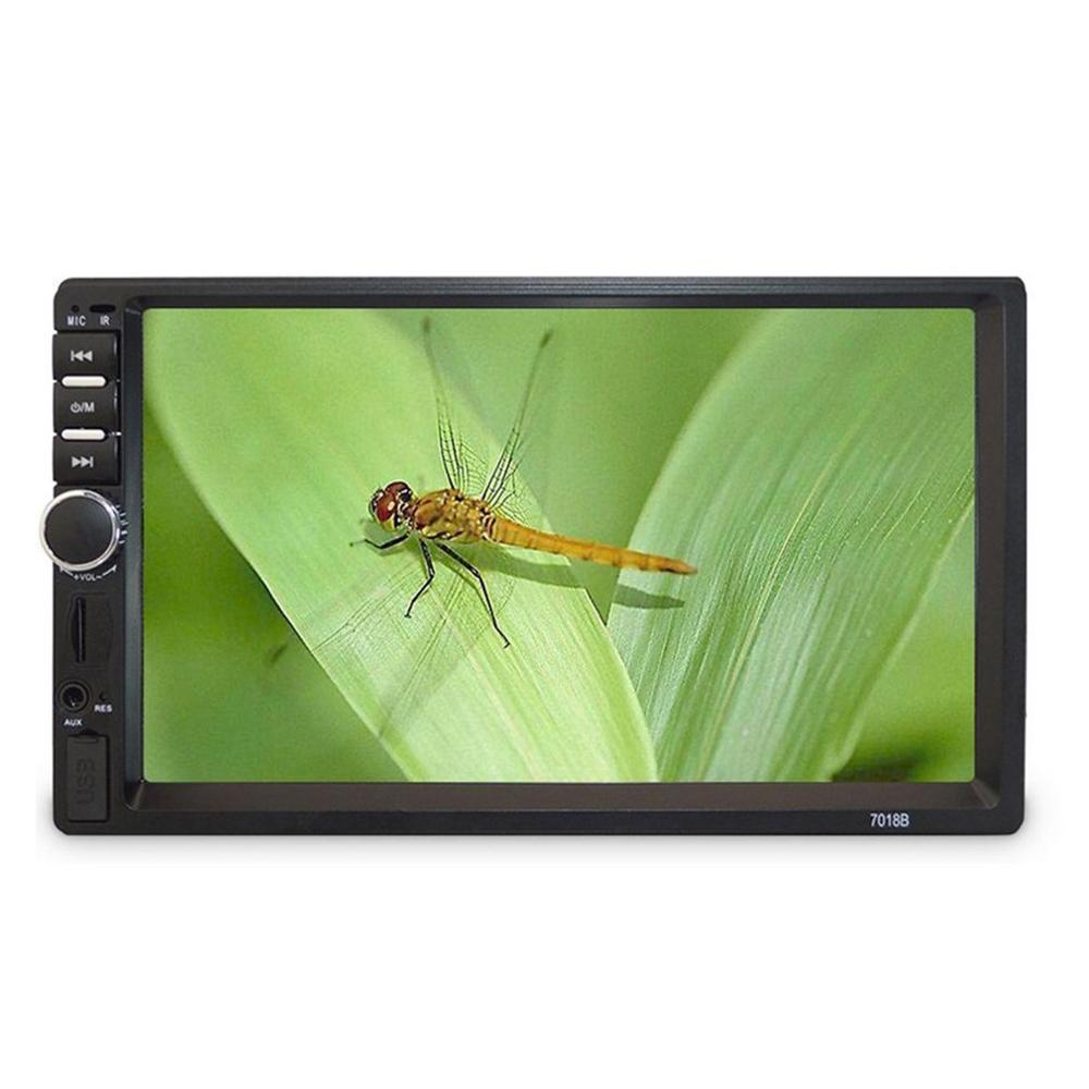 Autoradio 7 pouces grand écran avec Radio Fm stéréo Bluetooth Mp5 Player caméra de recul 7018b