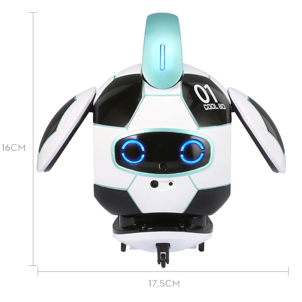 Hiinst FX-J01 Coolbo Voetbal Intelligente Spraakherkenning Touch Control Obstakel Vermijden Sing Dance Rc Educatief Robot Speelgoed