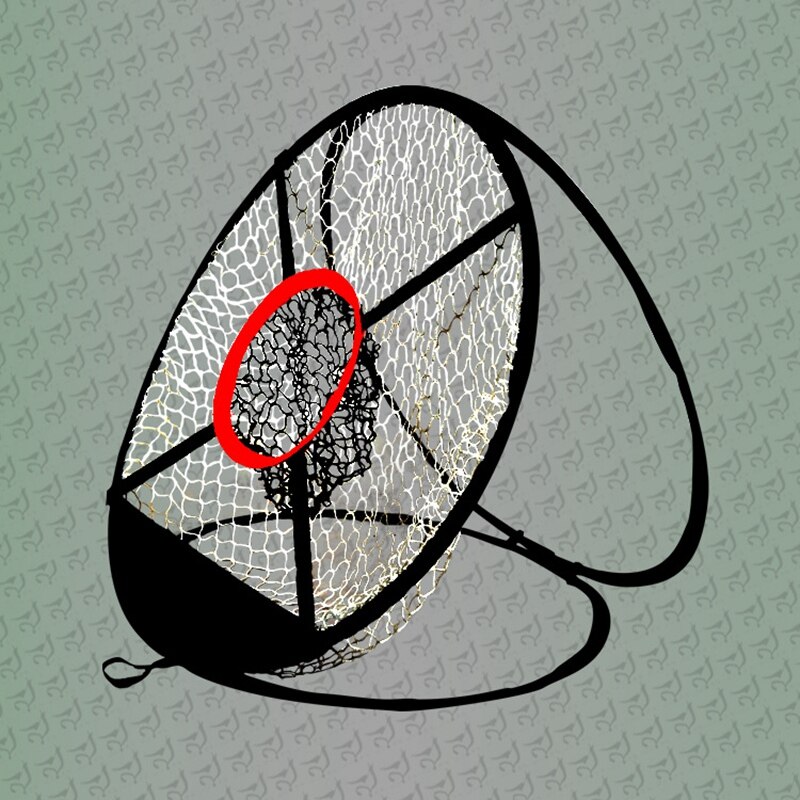 -Golf intérieur et extérieur coupe tir Cage tapis pratique Simple filet Golf formation auxiliaire métal + filet