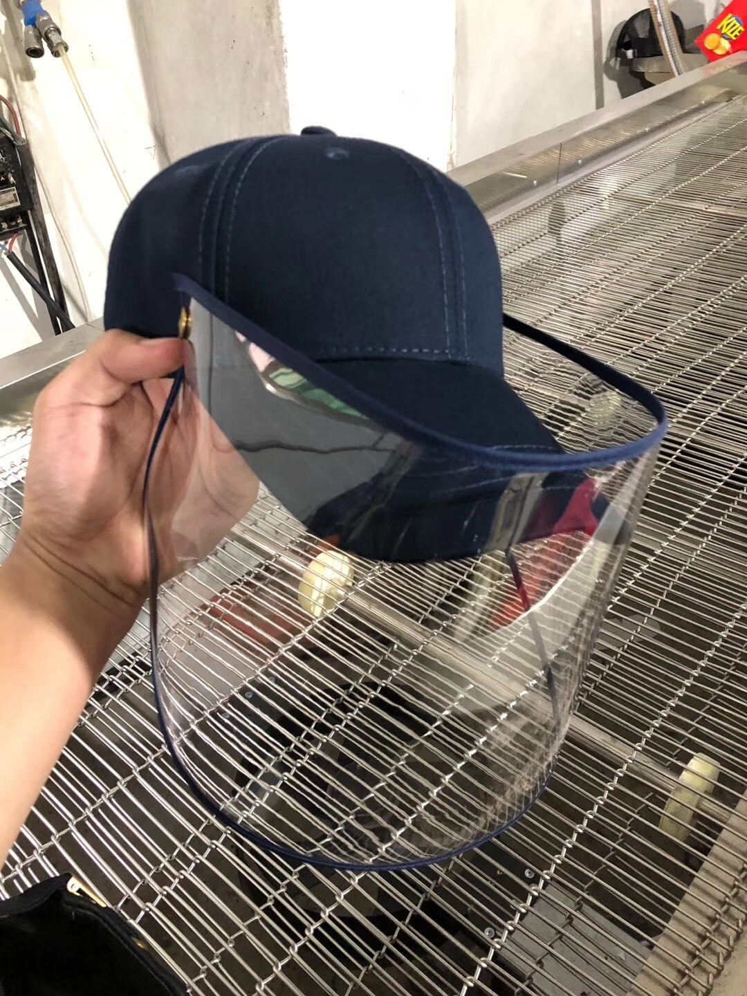 Multi-function Protective Cap Adjustable Protective Hat Eye Protection Anti Fog Windproof Hat Anti Saliva Face Cover Cap