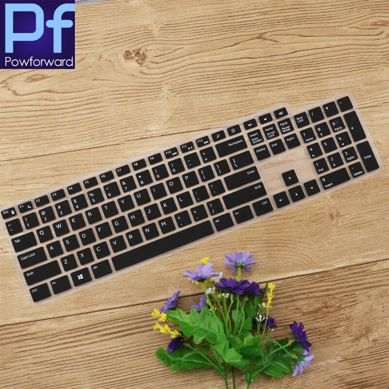 Silicone Keyboard Cover Skin Protector for Dell KM117 Wireless Keyboard Ultra Thin Silicone DELL KM 117 Keyboard Protective Skin