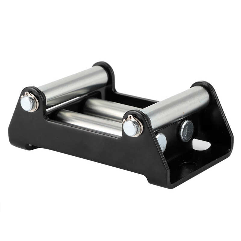 Heavy Duty Winch Roller Fairlead Galvanize 110mm/4.3in Hole Distance with Strong Construction Metal Fairlead