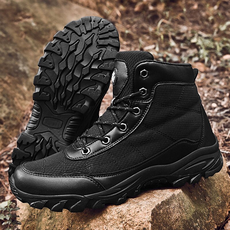 Hiver hommes chaussures classique hommes bottes en peluche hommes bottes de neige en plein air antidérapant hommes baskets hiver Zapatillas Hombre
