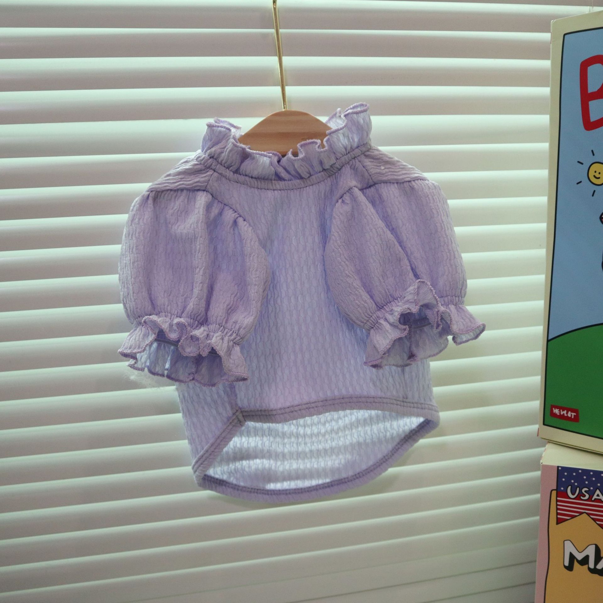 Dog Summer Clothes for Small Medium Dogs Sweet Frenchie Bulldog Tshirt Ice Silk Dog Vest Dog Girl Clothing Pug Cooling Vests: Purple / S