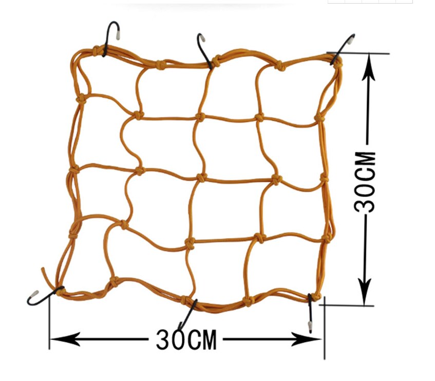 Motorcycle universal bag helmet baggage motorbike luggage Cargo net for KTM XC 105SX 350EXC-F SIX DAYS 990 AdventuRe 990: yellow
