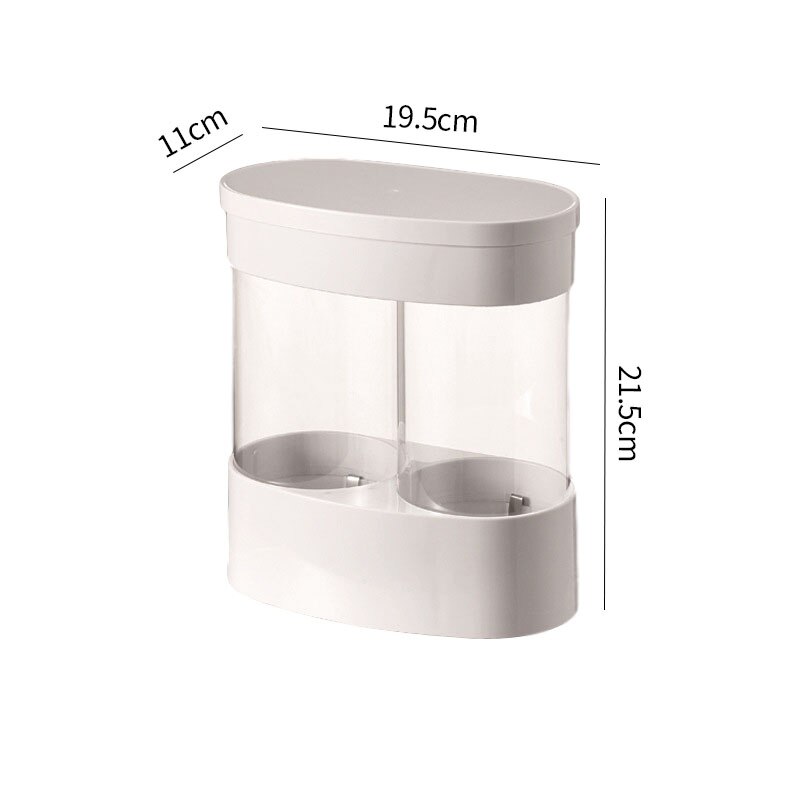 Wall Mounted Cup Holder Disposable Paper Cup Dispenser for Water Dispenser Office Kitchen Automatic Cup Storage Rack Dustproof: White Ordinary