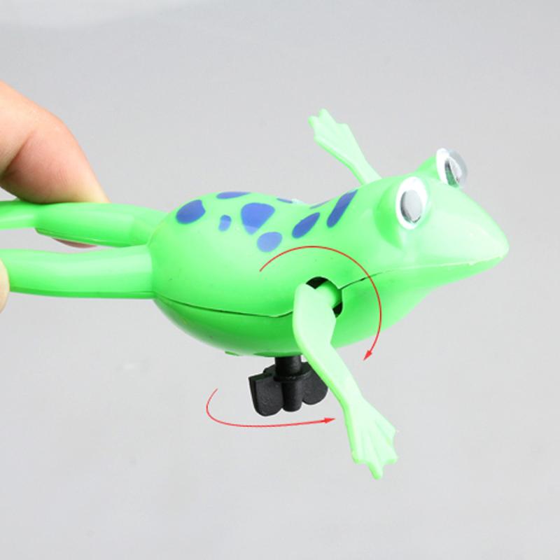Grenouille de natation piscine à piles mignon jouet de bain liquidation jouets de bain pour enfants nager jouer eau grenouilles jouets de bain couleur aléatoire