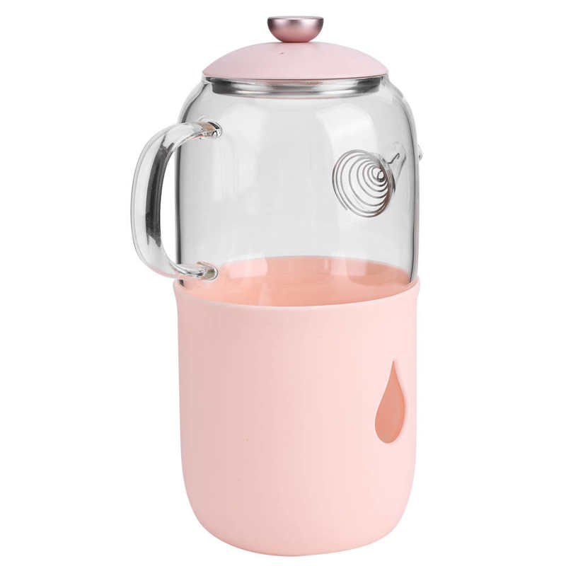 600ml Pink Electric Kettle Multi -Function Temperature Constant Glass Teapot Chinese Plug 220V