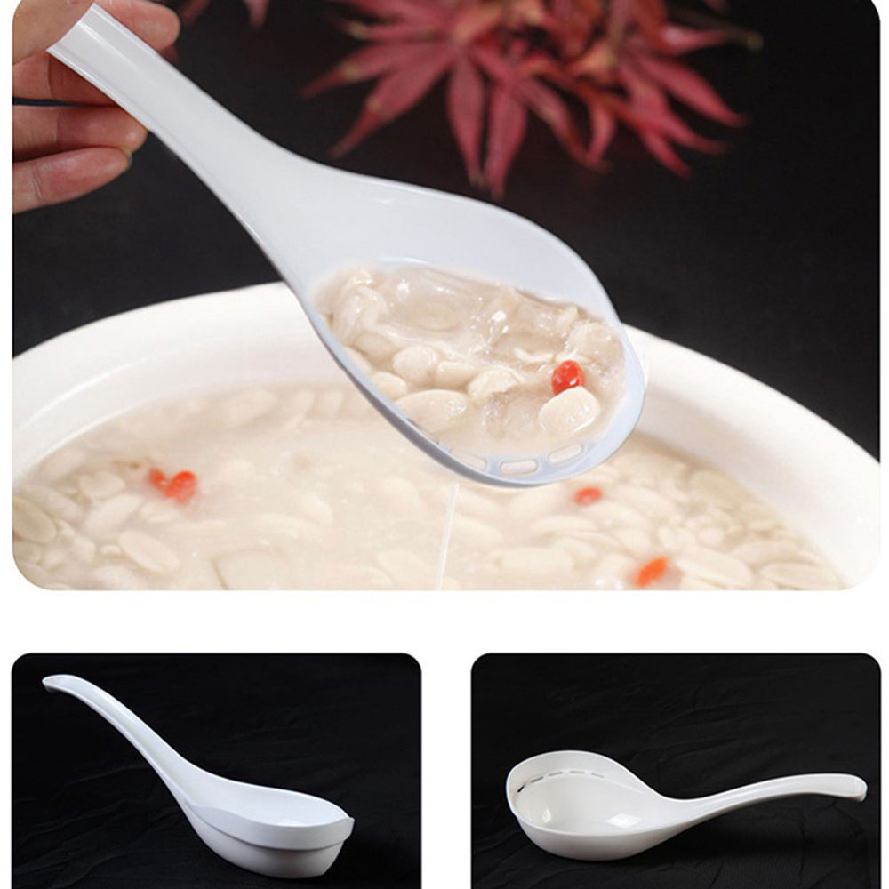 1 Pc Pot Spoon Dual-purpose Side Leakage Plastic Drain Spoon Home Noodles Colander Home Kitchen Supplies
