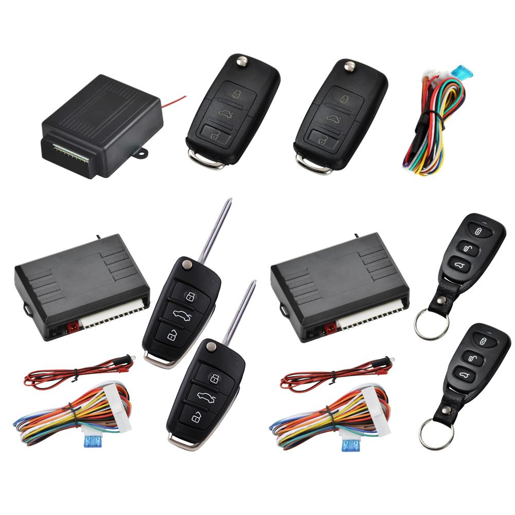 12V Universele Alarmsysteem Auto Automatische Centrale Kit Deurslot Voertuig Afstandsbediening Systeem Start Knop Centrale Sluiting