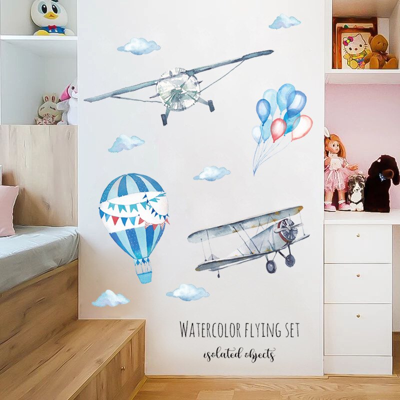Heatboywade Self-adhesive Vinyl Kids Wall Stickers Cartoon Fighter Home Decor Decals Wallpapers for Boys Child Bedroom Nursery
