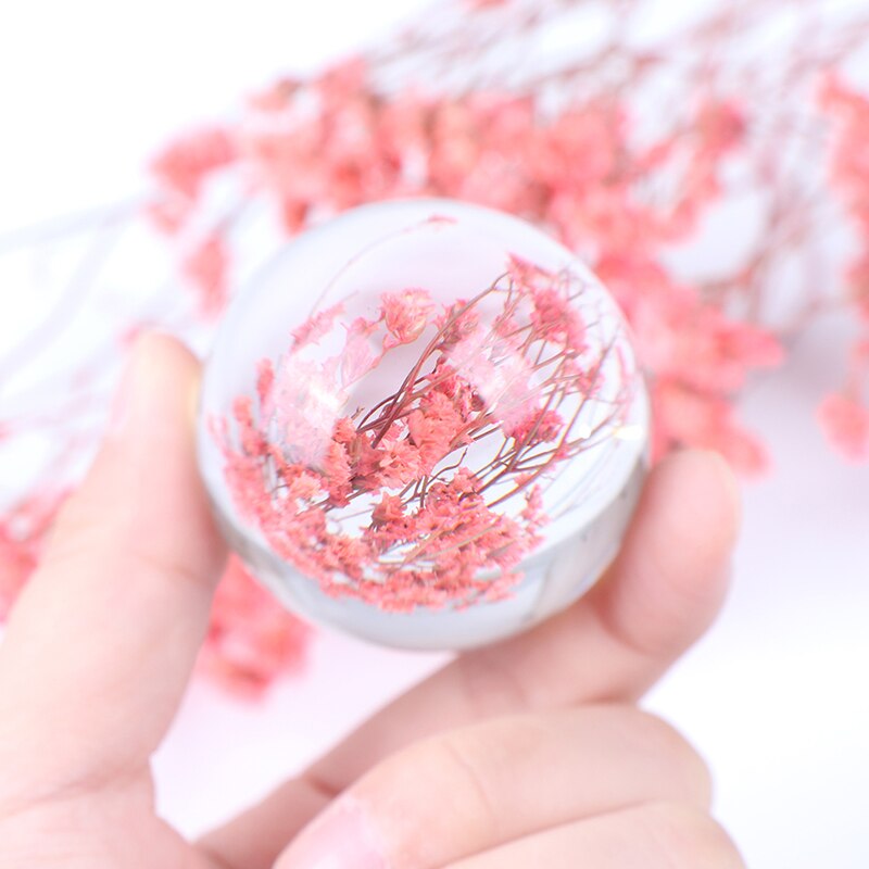 Bolas de vidrio Natural mágico para decoración del hogar cuentas de semillas redondas de cristal para fotografía, Color transparente Feng Shui, 2/3/4/5CM