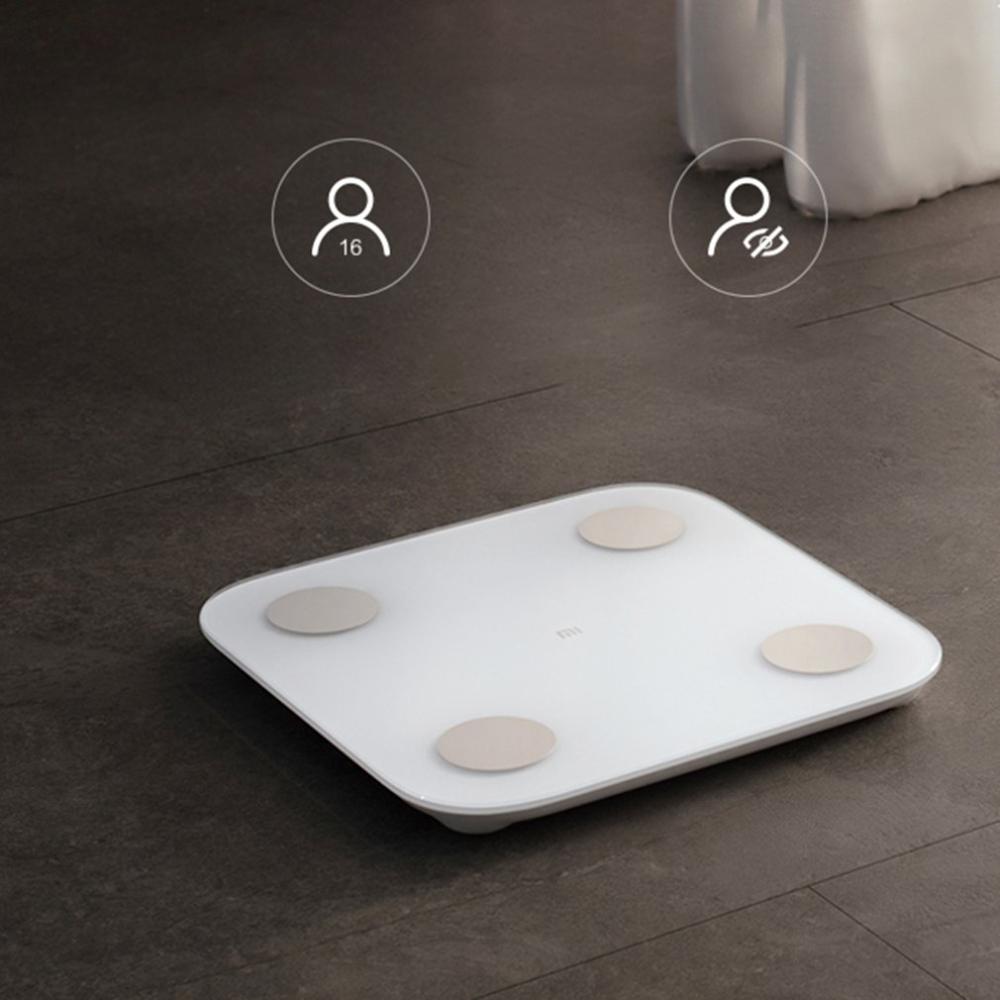 Xiaomi Smart poids corps graisse échelle maison 2 génération santé poids échelle Bluetooth 5.0 numérique Balance Test travail avec APP: Default Title