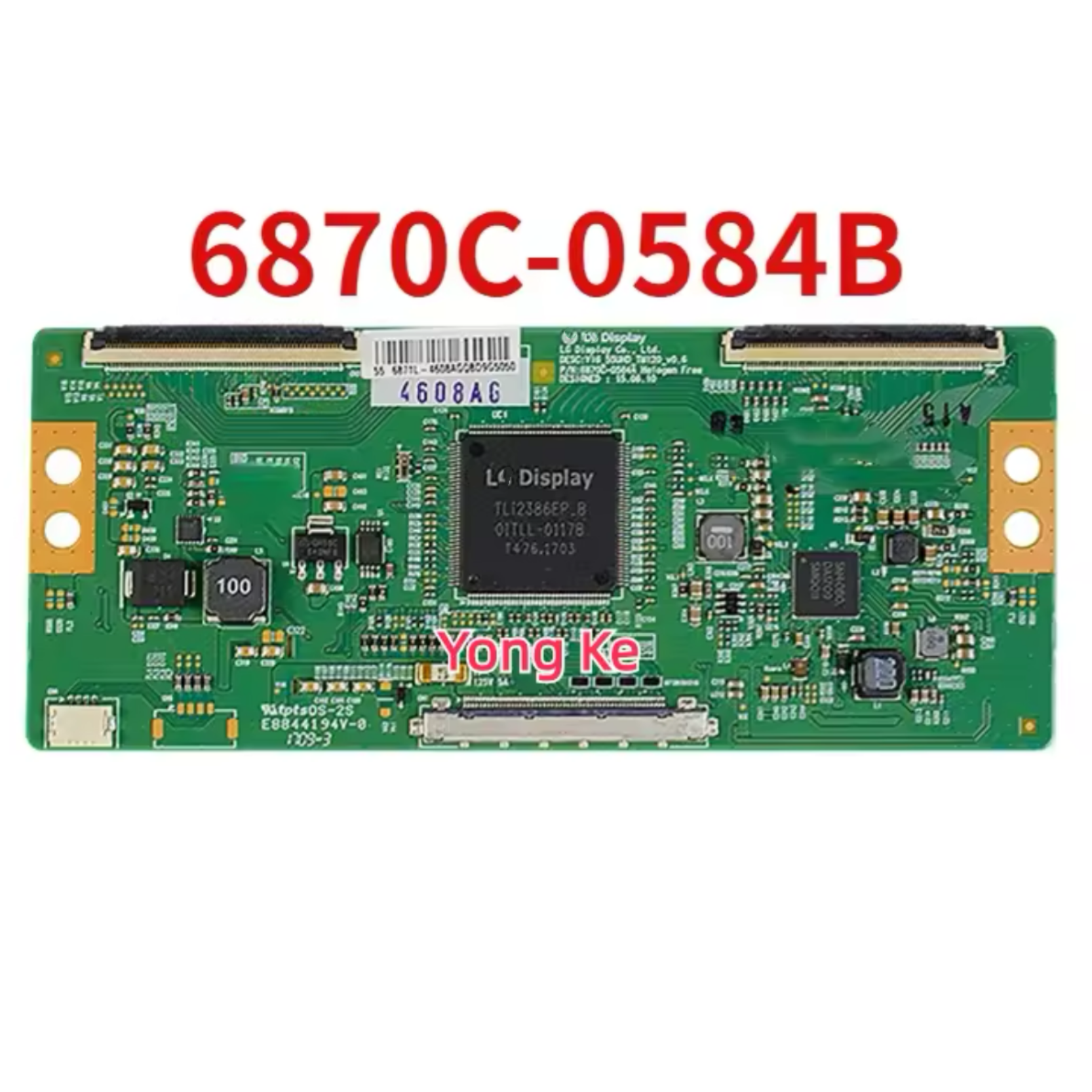 6870c-0584b 6870c-0584a tcon-kort 6870c 0584b til  tv 43 '' 49 '' 55 ''  v16 55 uhd  tm120 tv- kort originalt logikkkort t-lure