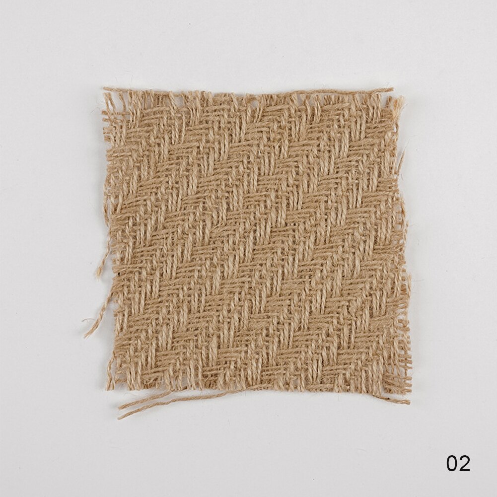 Manteles Individuales de tela de arpillera Natural, mantel de mesa de estilo Ins, decoración de tela textil de lino de malla, accesorios de decoración de fotografía de joyería: 02