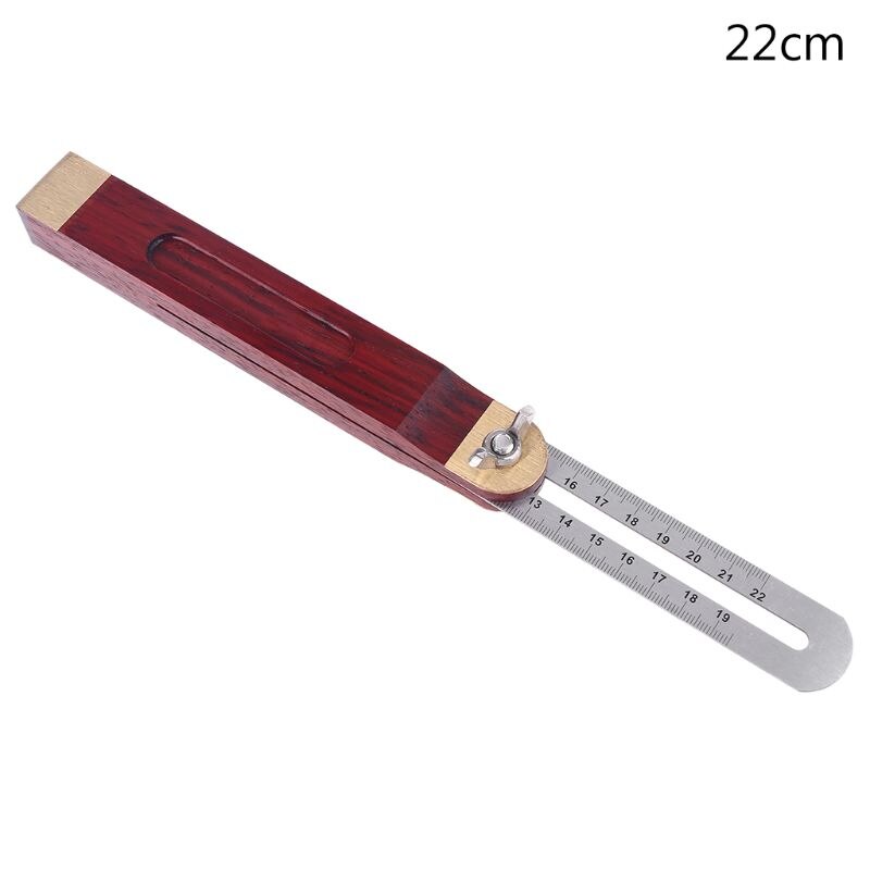 T Bevel Gauge Easy Use Adjustable Carpenter Practical Stainless Steel Durable Sliding Wood Making Angle Finder Tool: 22cm
