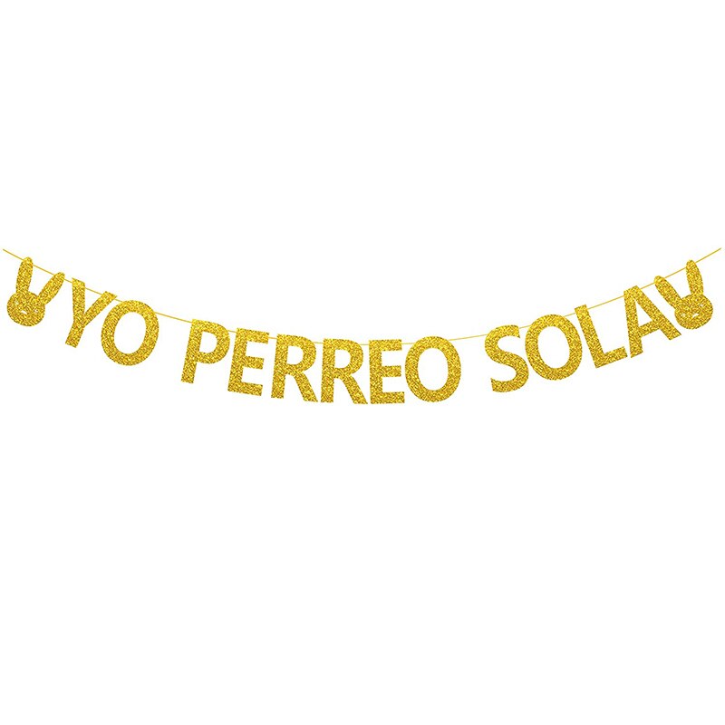 YPS Banner Gold funkeln Banner Hause Foto Verkaufsstand Requisiten Girlande Party Dekoration für thematisiert Hochzeit Braut Engagement Dekorationen