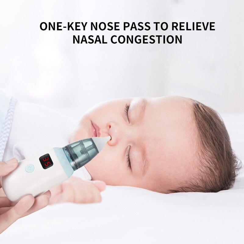 Elektrisk baby nasal aspirator elektrisk næse renere sniffling udstyr sikkert hygiejnisk næse snot renere til nyfødte dreng piger