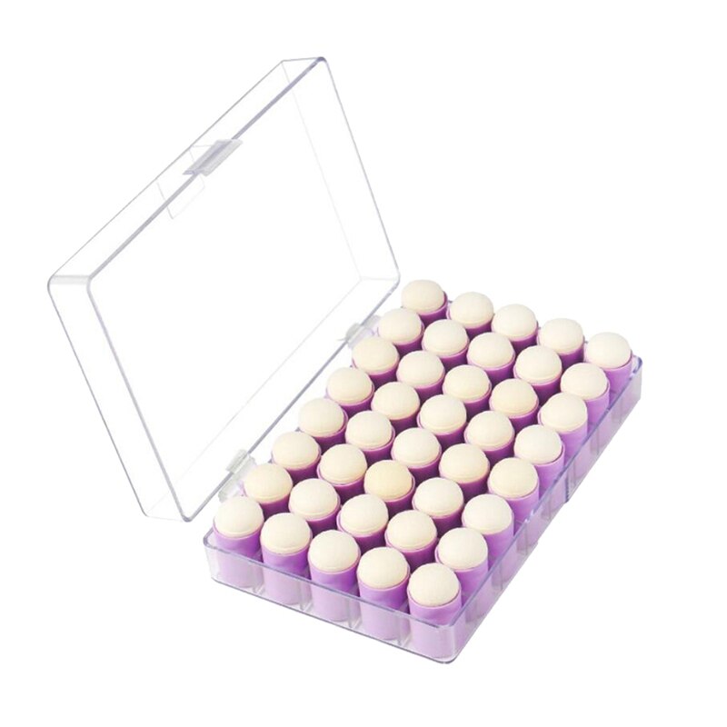 Finger Sponge Daubers,40 Pack Craft Sponge Daubers for Drawing Painting Ink Craft Stamping Card Making: Purple