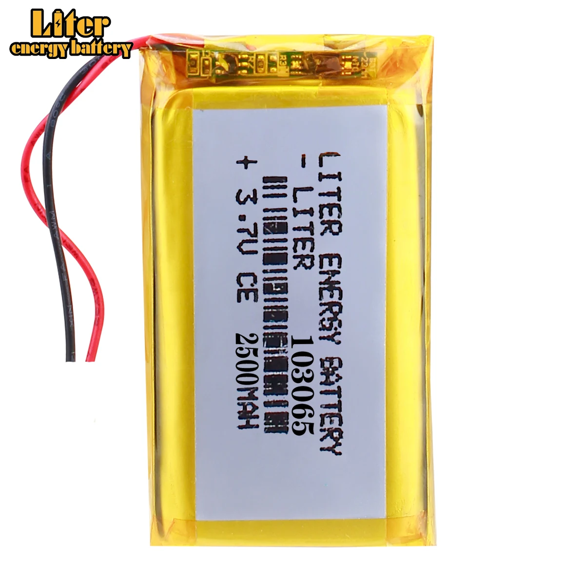 3.7V Rechargeable Polymer lithium ion / Li-ion battery 102545 for TOY,POWER BANK,GPS,mp3,mp4: Silver
