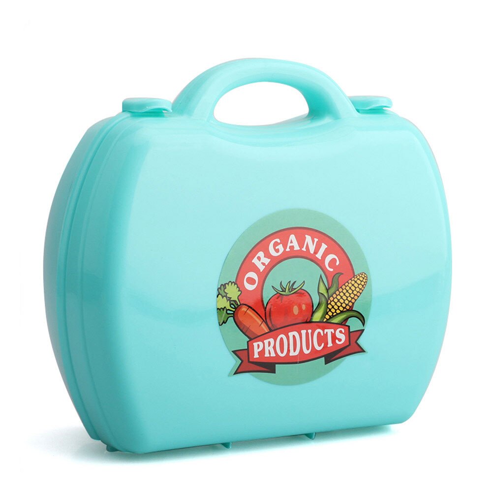 Juguetes de cocina portátil supermercado frutas maleta juego de simulación niños juguete de juego de simulación