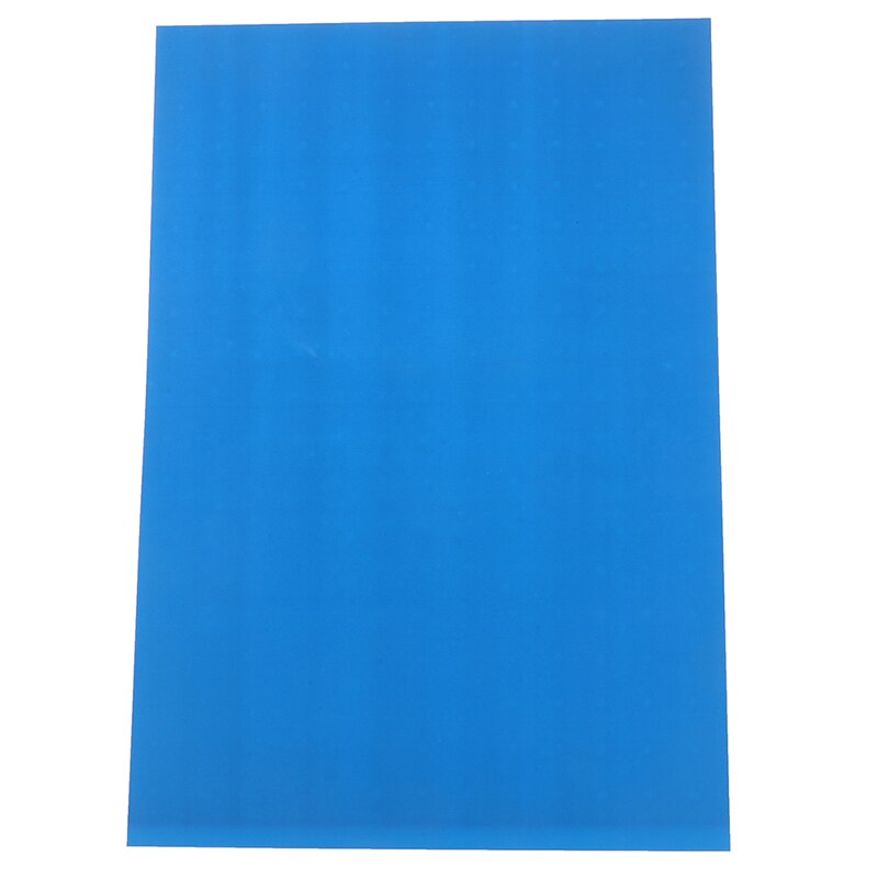 1PC Color Heat Shrink Sheet Plastic Magic Paper Sheet For Educational DIY Crafts: blue