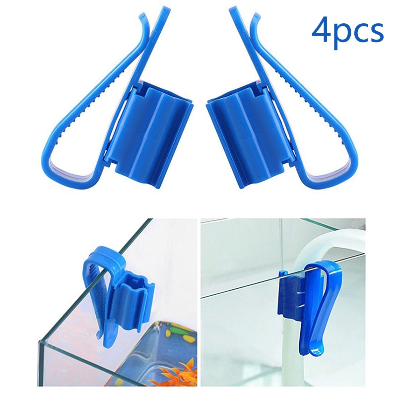 4Pcs Home Brew Bucket Clip Pipe Syphon Tube Flow Control Beer Clamp Fish Aquarium Filtration Water Pipe Fixing Holder: Default Title