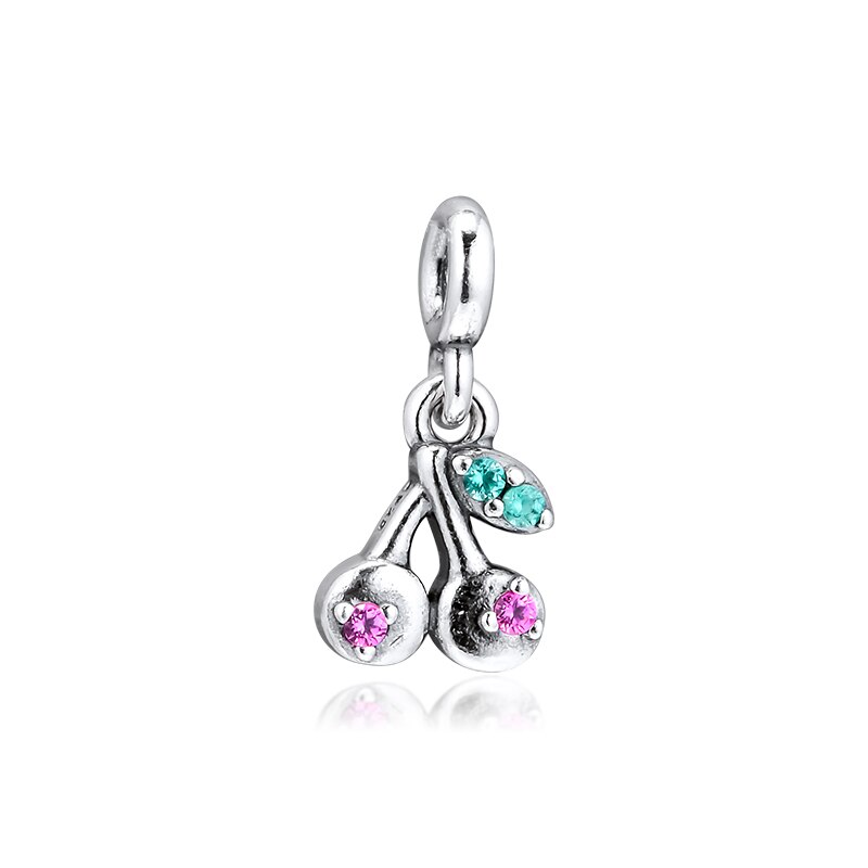 Ckk ajuste pandora me pulseira meu espaçador contas para fazer jóias encantos prata esterlina 925 original grânulo charme diy kralen: Laranja