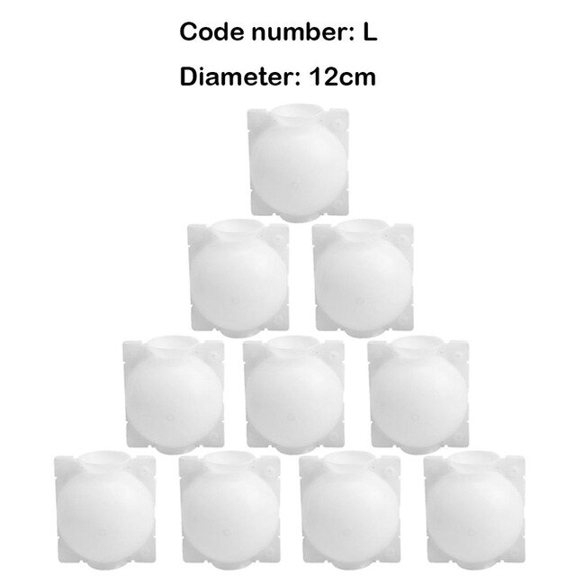 1-10pc Pianta Radicamento Sfera Innesto Radicamento In Crescita Scatola Albero di Innesto Kit Pianta Razza Tifo Dispositivo Giardino Innesto strumenti: 10PC-White-L