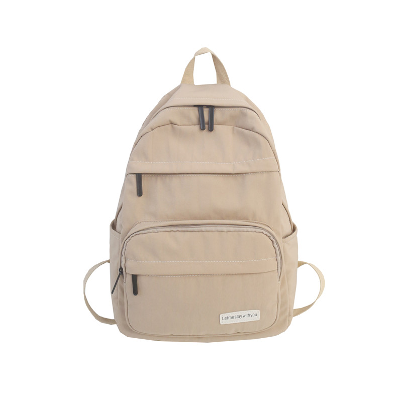 HOCODO nouvelles femmes sac à dos de en Nylon sac à bandoulière école sac à dos pour adolescentes sac de voyage femme loisirs sacs à dos: Khaki