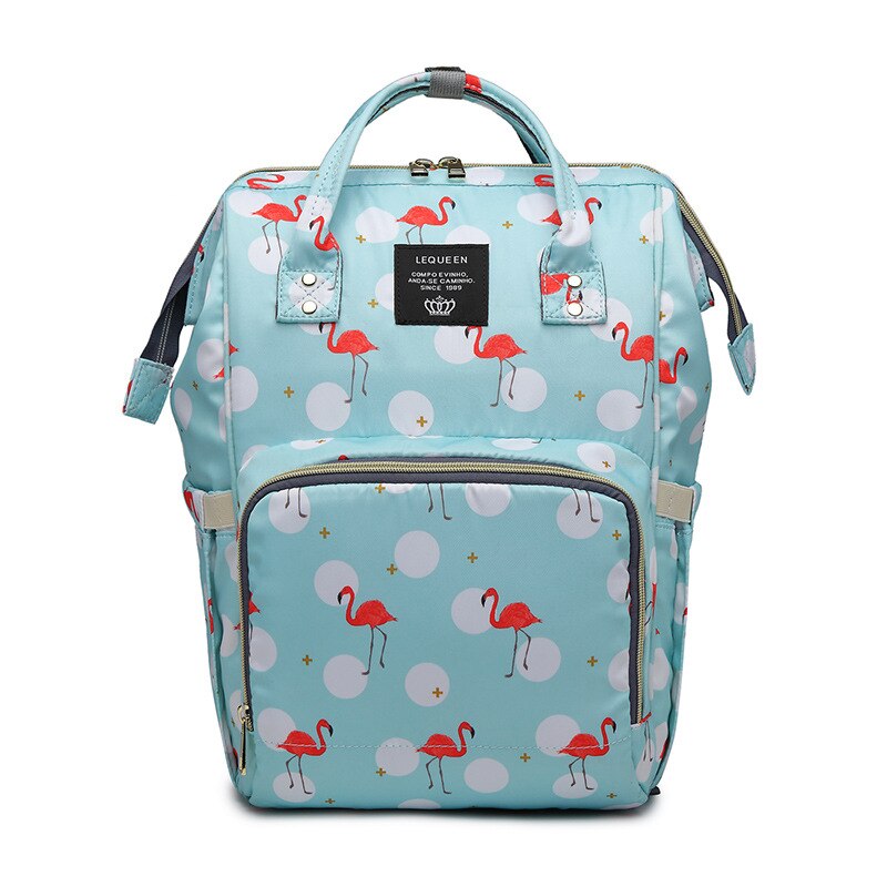 Lequeen Colorful Diaper Bag Waterproof Nappy Bag Large Capacity Maternity Bag Travel Backpack Nursing Bag: K