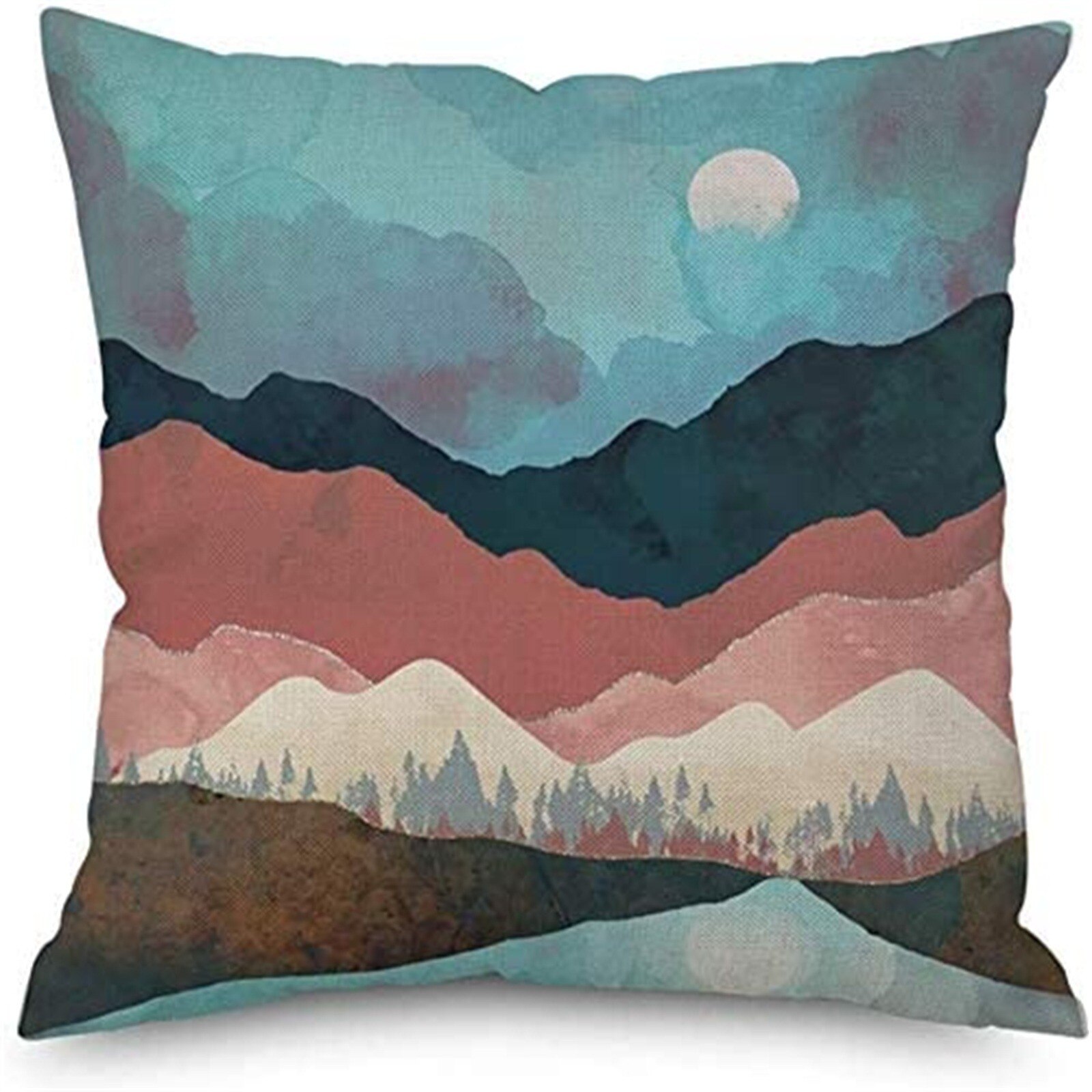 Gedrukt Kussenslopen Art Kussen Kussenslopen Linnen Sofa Kussenhoes Home Decor Kussen Core Case Gestreepte Geometrische Kussensloop