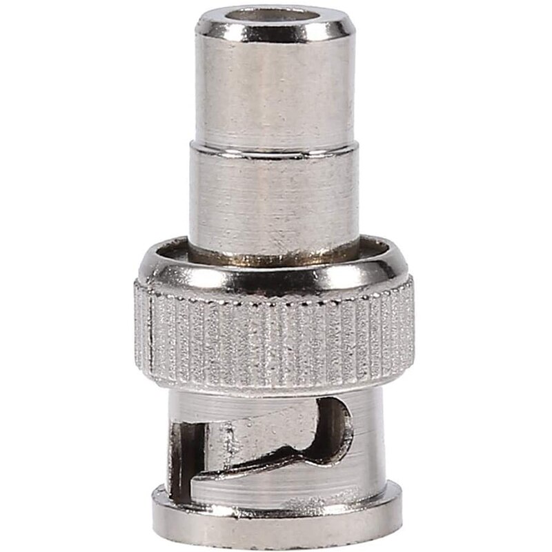 10 sztuk BNC męski na AV RCA żeńskie adapter do złącza dla System CCTV