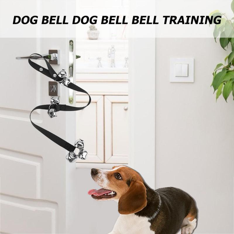 2 stuks Honden Training Bells Verstelbare Pet Hond Kat Inbraak Clicker Deur Bell Huisdier Puppy Honden Trein Deurbel