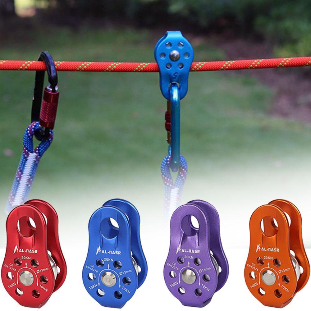 Mountaineering Rigging Equipment Pulley Climbing Rock Altitude Climbing High Pulley Rescue Pulley Mountaineering Cave N4E7