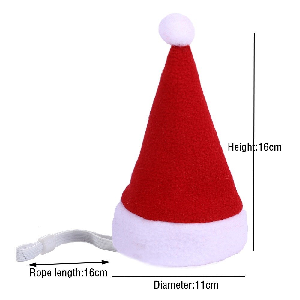 deguisement noel chien deguisement chien Costumes de noël pour animaux de compagnie, costume de père noël, chapeau pour chien et chat, cape, vêtements amusants pour animaux de compagnie, convient aux petits et moyens c: Cap