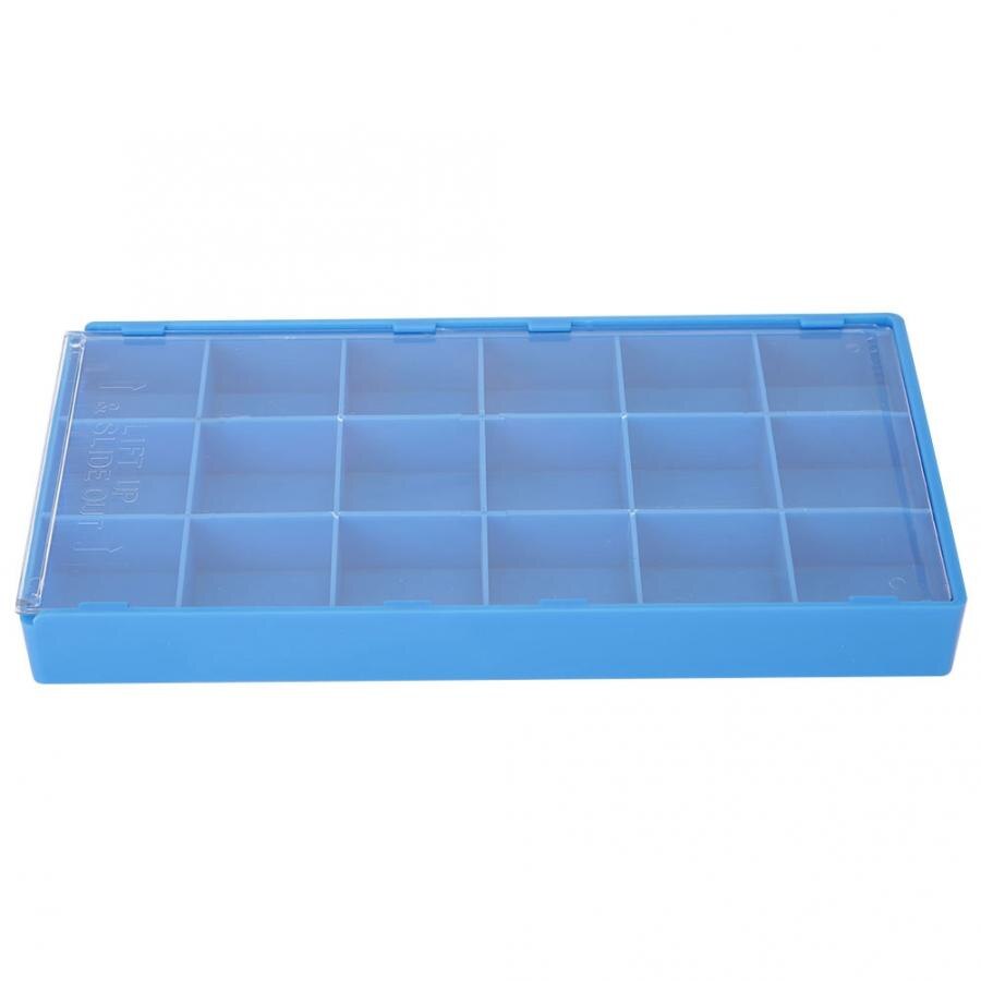Plastic Horloge Onderdelen Opbergdoos Organizer Horlogemaker Repareren Gereedschap Opslag Lade Plastic Horloge Display Container Horloge Houder: B