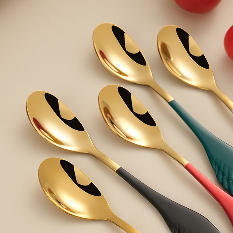 Fruit Vork Angel Wing Leuk Cadeau Voor Ijs Dessert Koffie Lepel Servies Multifunctionele Keuken Gereedschap