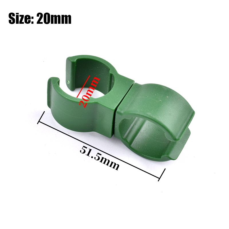 5/10/20Pcs Plant Support Trellis Connector Fixed Cross Clip Stake Clips 360 Adjustment Fixed Clamp Gardening Support Accessories: L / Orange