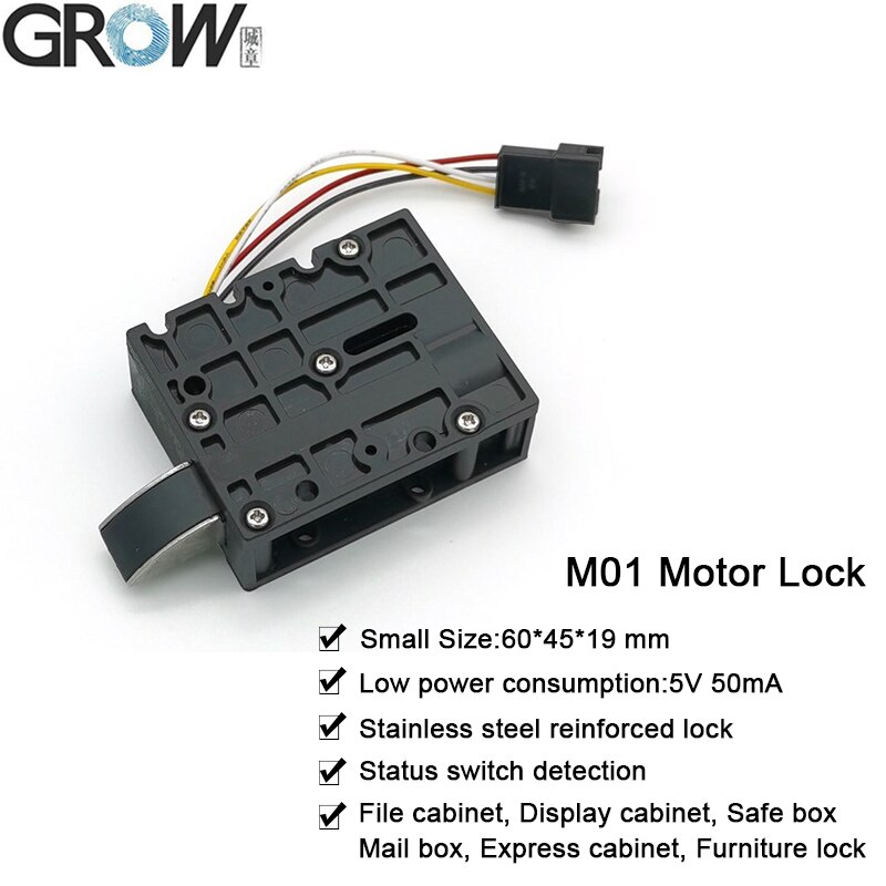 M01 DC 5V Motor Lock For Cabinet Lock Mail Box Lock Motor Lock Body Electronic Lock Body