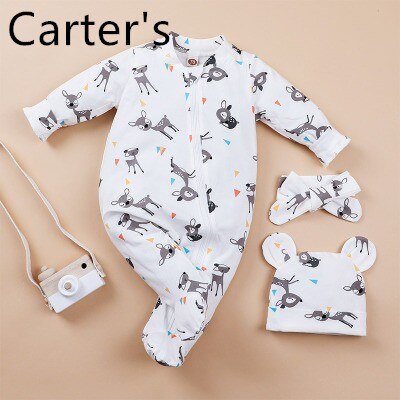 Carters 3 stücke Usaq Geyimleri Geboren in Neue Geboren Baby Kleidung Baby Winter Kleidung Karikatur langarm geboren Junge Neue Geboren