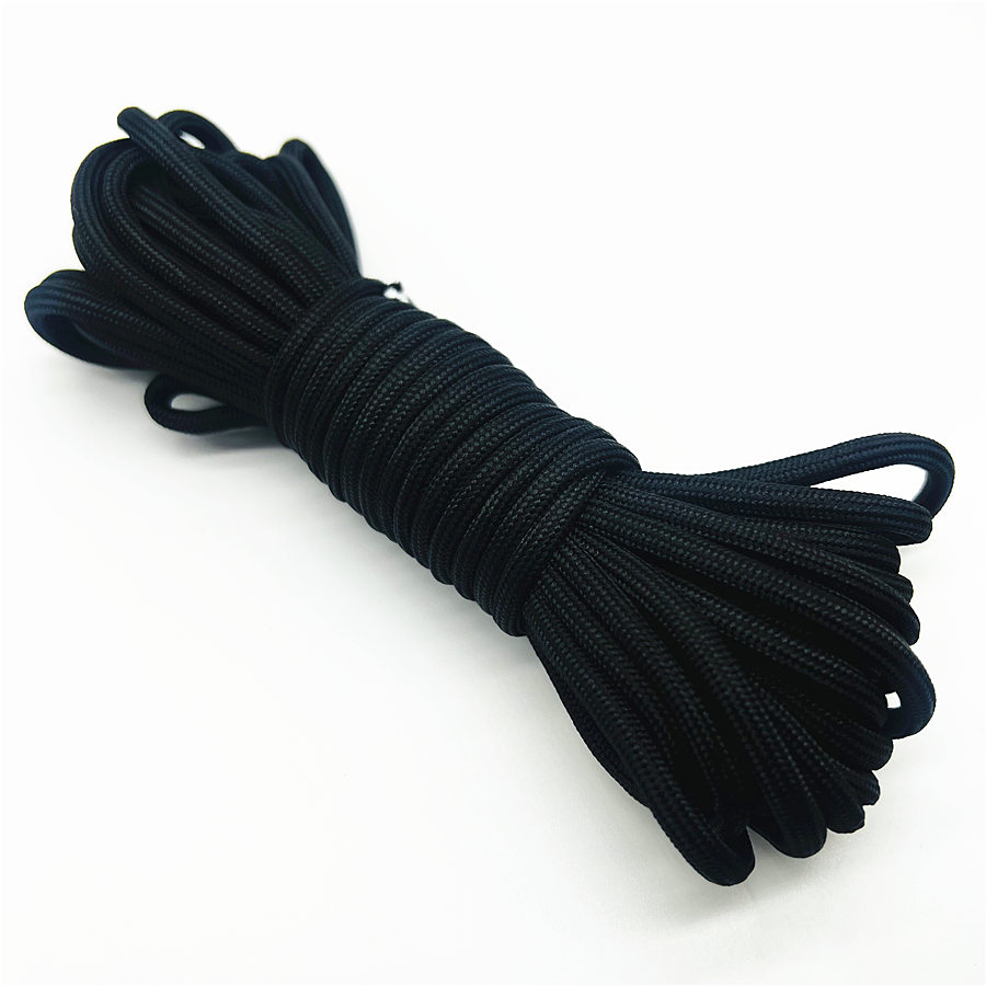 1 pièces 5yards 6mm Paracord Parachute cordon lanière tente corde Guyline Mil Spec Type pour randonnée Camping: Laiton antique