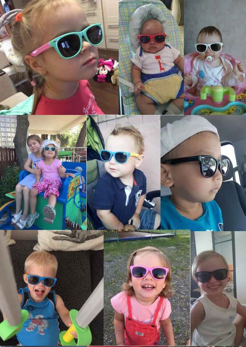 Lange Keeper Gepolariseerde Kids Zonnebril Jongens Meisjes Baby Baby Mode Zonnebril 100% UV400 Brillen Kind Shades Gafas Infantil