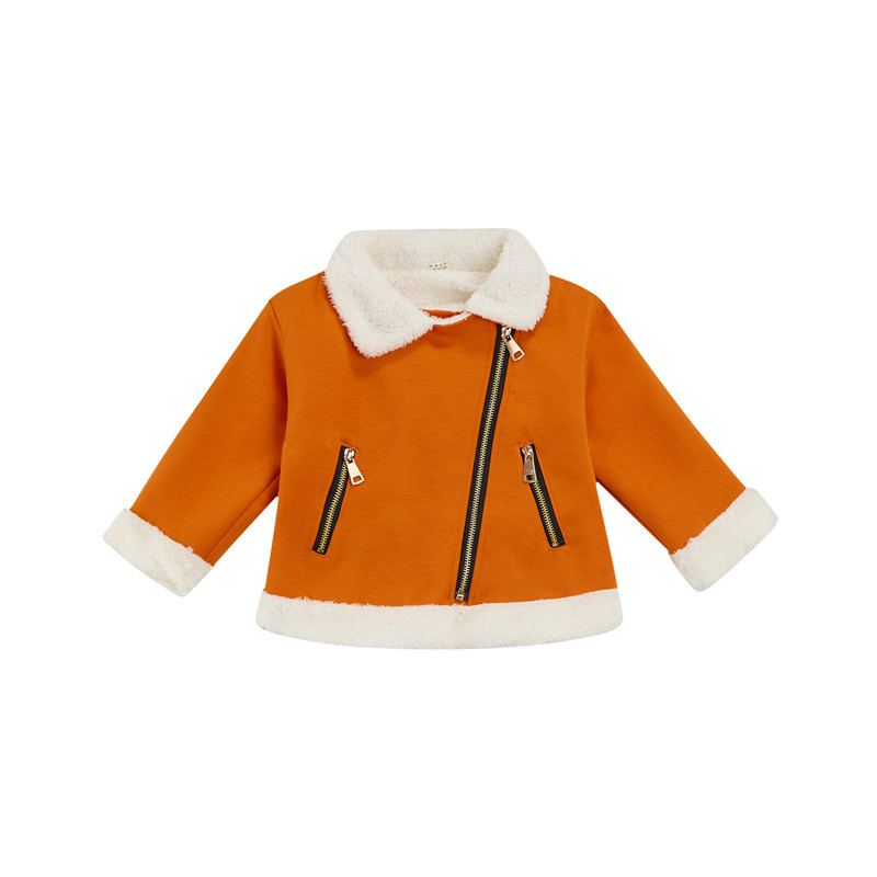 Manteau à manches longues pour bébé, veste à revers, avec poches latérales, pour fille et garçon de 0 à 36 mois, vêtement d&#39;extérieur épais et: Khaki / 6M