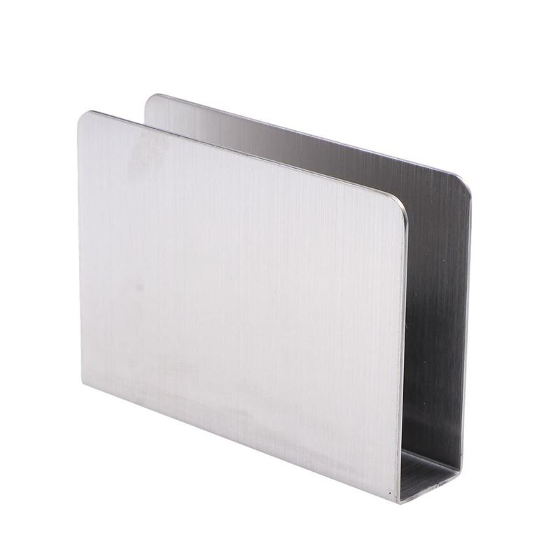 Rvs Servettenhouder Verticale Papier Tissue Dispenser Serviette Stand Voor Thuis Restaurant: Silver