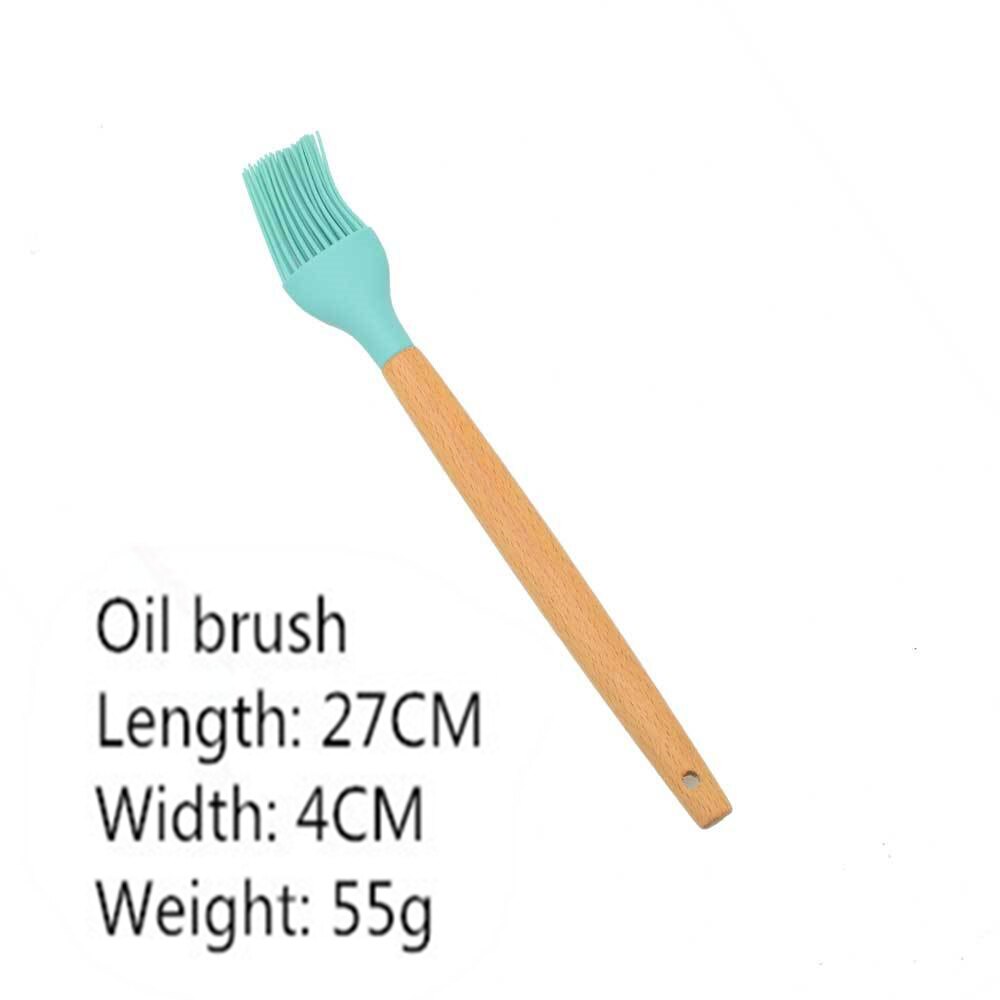 Measure Cup Double End Eight Stalls Adjustable Scale Measuring Spoons Metering Spoon Baking Tool Kitchen Accessories Gadgets: Tiffany Green-SZ