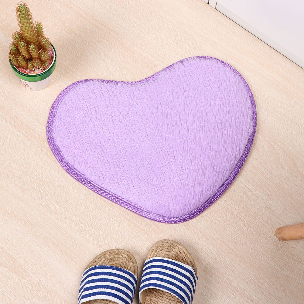 Tapis de bain en forme de cœur, antidérapant, joli, à la , pour la cuisine, la salle de bain, décoration de maison, 40cm x 28cm, offre spéciale