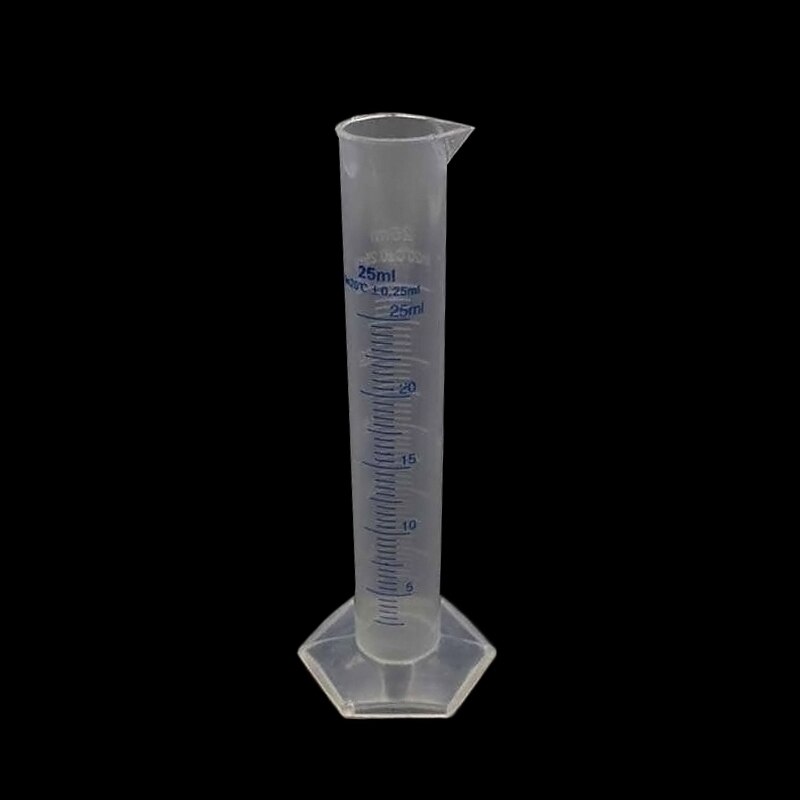 10/25/50/100/250/500 Ml Plastic Maatcilinder Afgestudeerd Cilinders Voor Lab Supplies laboratorium Gereedschap EIG88