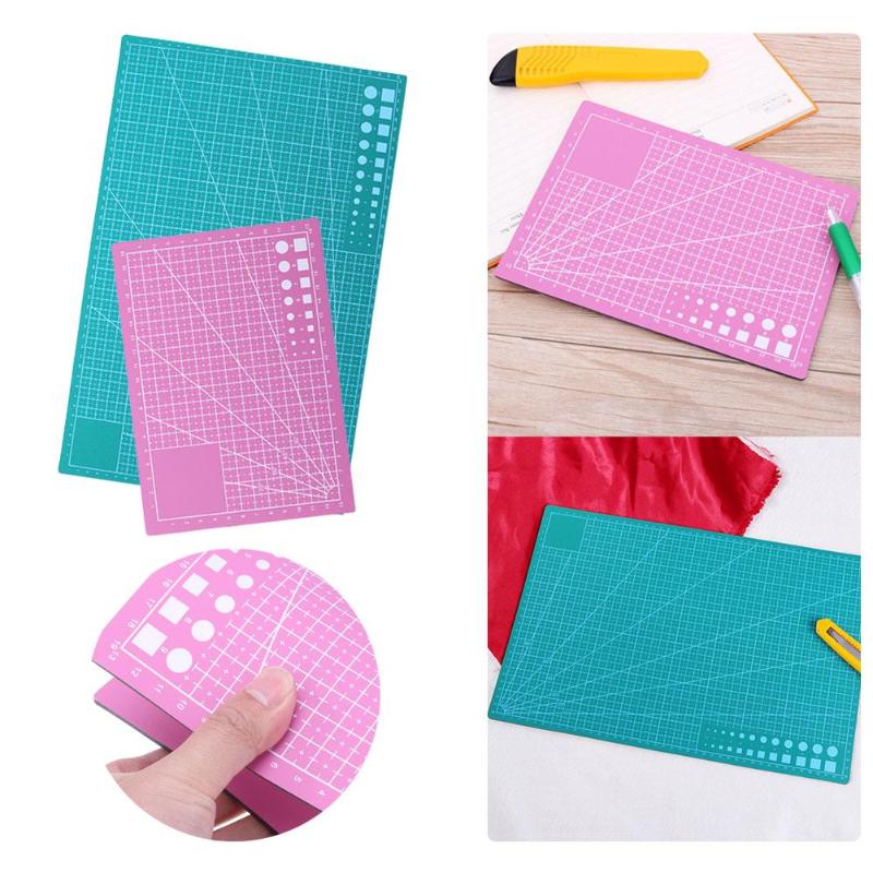 A5 a3 skärmatta pvc dubbelsidig självläkande halkfri gör-det-själv skärmatta lapptäcksmatta lappmatta 45*30cm 21*15cm