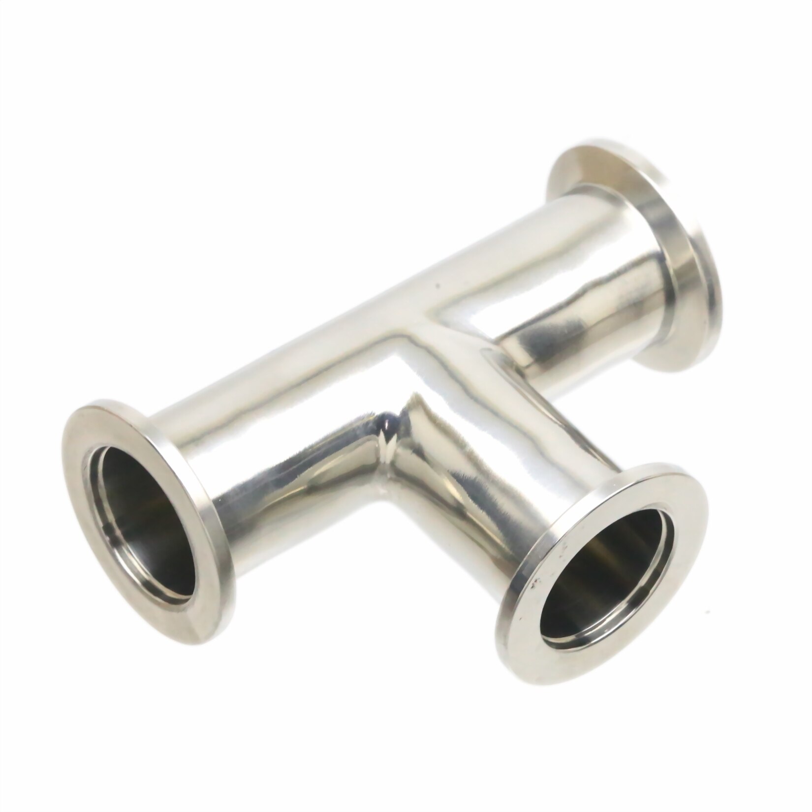 ISO-KF25 NW-25 Tee 3-way T type Adapter All Ends KF-25 Flange Vacuum Fitting Pipe Tube SS304 Stainless Steel 304